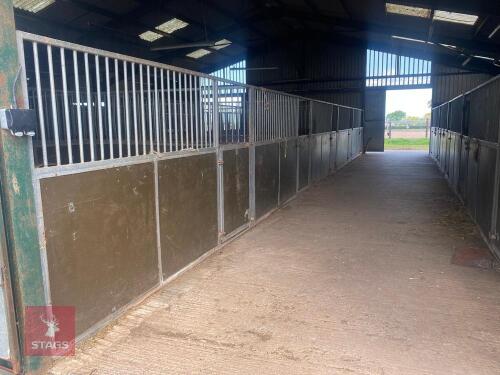 5 GALVANISED STABLES