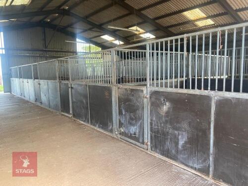 5 GALVANISED STABLES