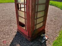 ORIGINAL ROYAL MAIL TELEPHONE BOX - 6