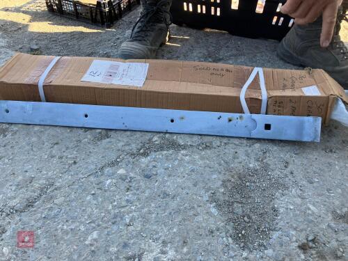 2 PAIRS OF 30'' CRANKED HINGES & PLATES