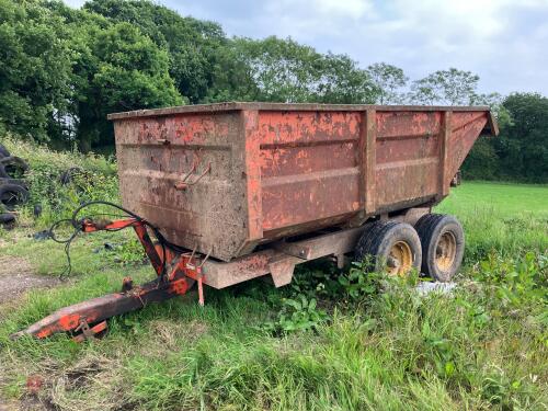 1986 GRIFFITHS GT70D DUMP TRAILER