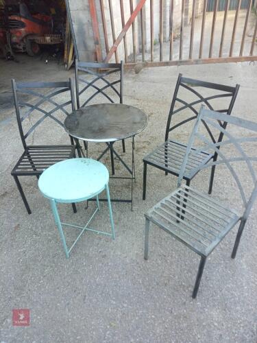 GARDEN CHAIRS & TABLES