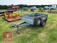 7' X 4.5' GALVANISED CAR TRAILER