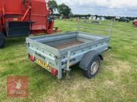 7' X 4.5' GALVANISED CAR TRAILER - 6