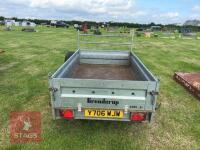 7' X 4.5' GALVANISED CAR TRAILER - 7