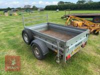 7' X 4.5' GALVANISED CAR TRAILER - 8