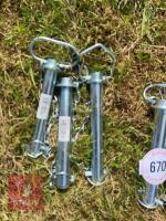 3 DRAW BAR PINS - 5