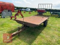 10' 6'' FLATBED BALE TRAILER