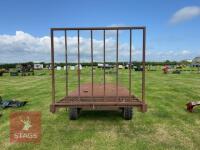 10' 6'' FLATBED BALE TRAILER - 7