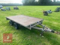 I.W 10' X 5' 6'' FLATBED TRAILER - 3