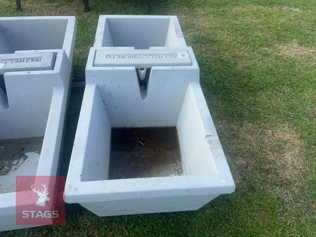 75G MAXWELL CONCRETE WATER TROUGH