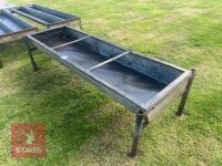 2.5METRE X 80CM RAISED CATTLE FEEDER - 3