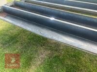 2.6M X 80CM RAISED TWIN FEEDER TROUGH - 3