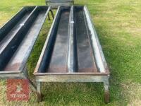 2.6M X 80CM RAISED TWIN FEEDER TROUGH - 5