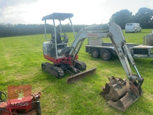 2013 TAKEUCHI TB016 MINI DIGGER