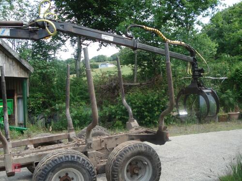 1988 FMV290 CRANE TIMBER TRAILER
