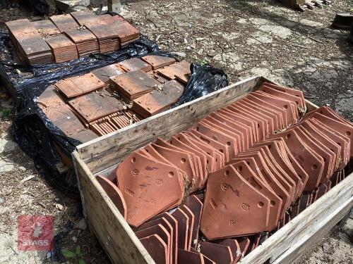 LARGE QTY OF CLAY ROOFING TILES