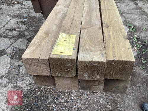 8 SOFTWOOD POSTS