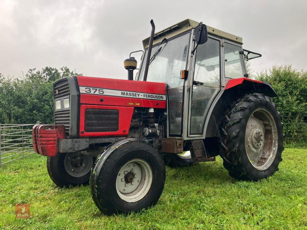 1990 MASSEY FERGUSON 375 2WD TRACTOR