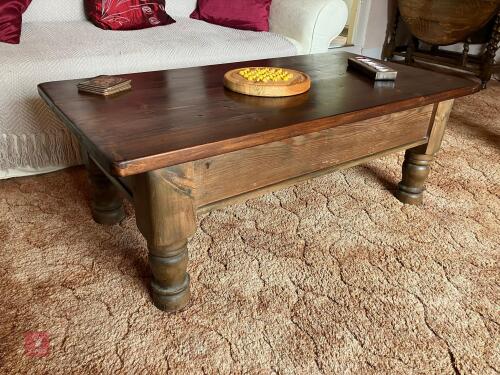4' x 2' PINE COFFEE TABLE