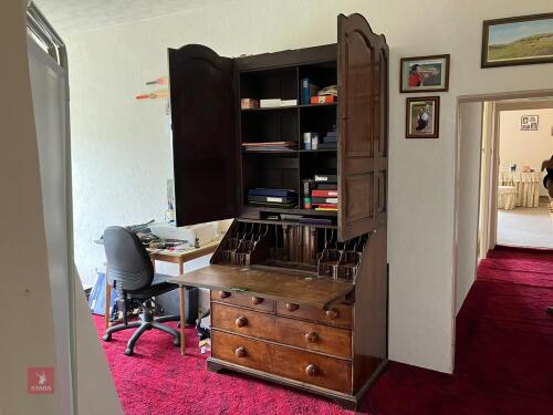OAK BUREAU/DESK CABINET