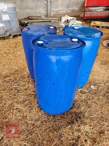 3 X 200LTR BARRELS