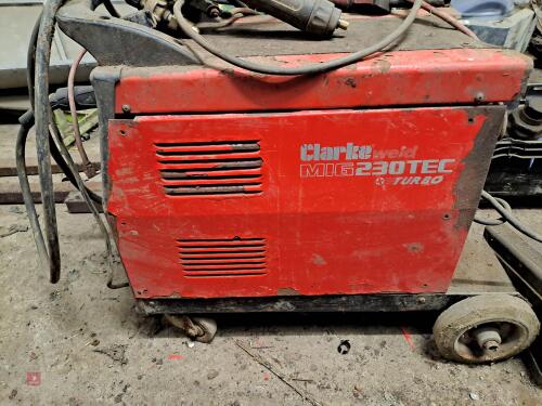 CLARKE MIG 230 TEC TURBO WELDER