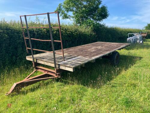 6M X 2.3M SINGLE AXLE BALE TRAILER