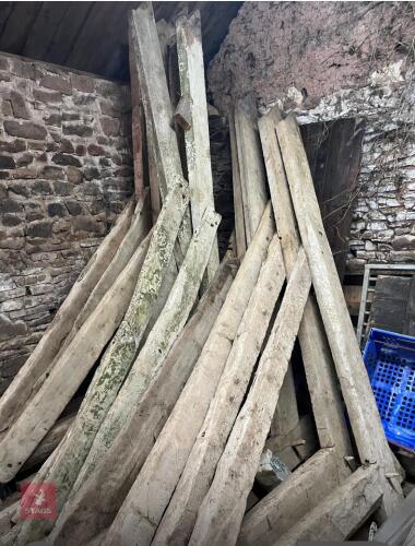 10 VICTORIAN TIMBER 'A' FRAMES