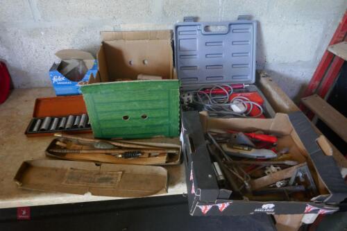 SOLDERING GUN, HAND TOOLS, CLEANING KIT