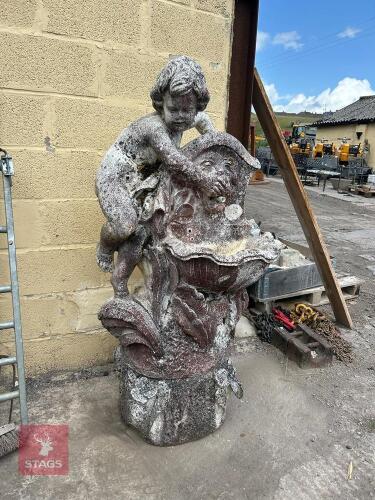 STONE WATER STATUE