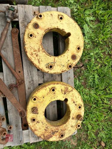 MASSEY HARRIS WHEEL WEIGHTS