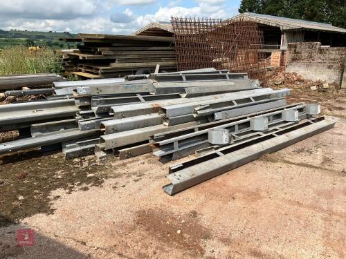 LARGE HEAP OF GALVANISED STEEL