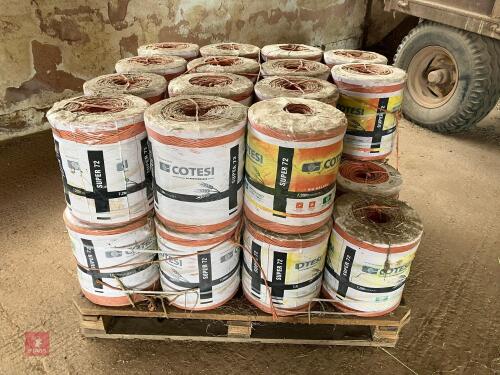 30 ROLLS OF COTESI BALER TWINE
