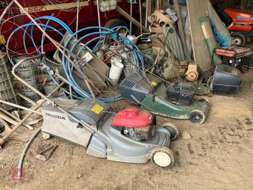 3 PEDESTRIAN LAWN MOWERS