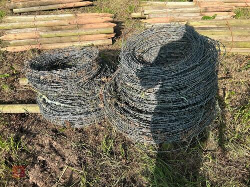 QTY OF BARBED WIRE