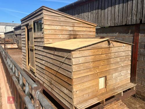 HOMEMADE MOBILE CHICKEN HOUSE