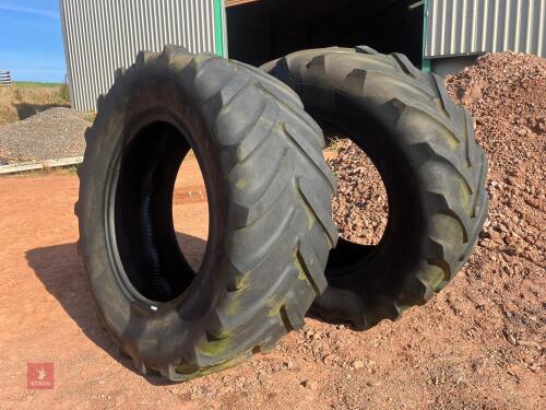 2 MICHELIN 650/65 R38 TRACTOR TYRES