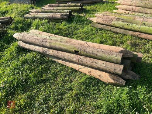 10 X 7' 6'' STRAINING POSTS (2)
