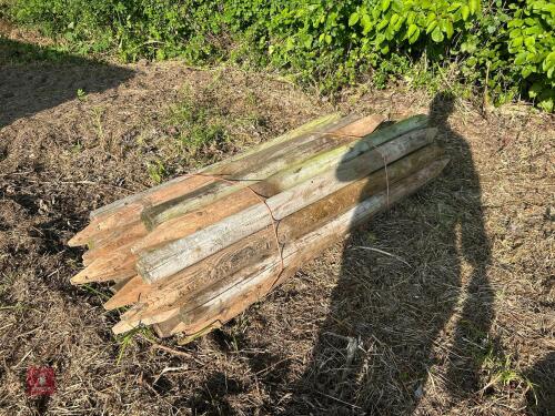 APPROX 30 5'6'' WOODEN FENCING STAKES
