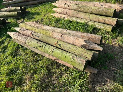 10 X 5' 4'' STRAINING POSTS