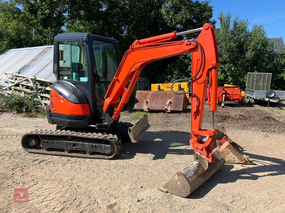 2011 KUBOTA U25-3EU 2.5T EXCAVATOR