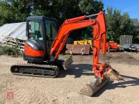 2011 KUBOTA U25-3EU 2.5T EXCAVATOR