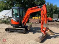 2011 KUBOTA U25-3EU 2.5T EXCAVATOR - 2