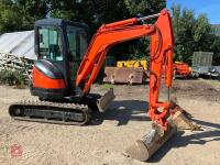 2011 KUBOTA U25-3EU 2.5T EXCAVATOR - 3