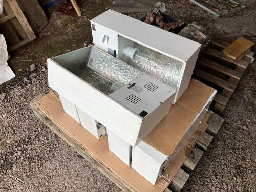 6 X LARGE WORKSHOP LIGHTS