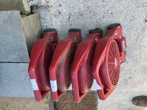4 OZITO BATTERY FANS
