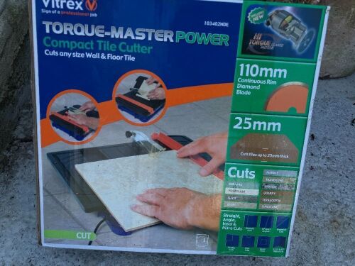 VITREX ELECTRIC TILE CUTTER IN BOX