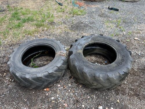 TWO SPARE TYRES