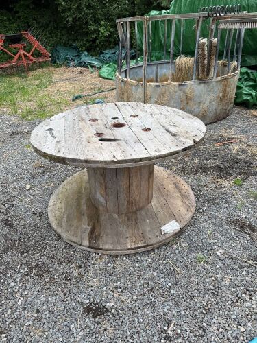 4' EGYPTIAN CABLE/PIPE DRUM